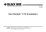 Black Box ServSwitch ACU5001A Manual предпросмотр