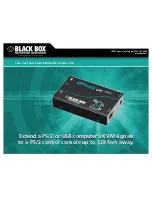 Black Box ServSwitch ACU5001A Specifications предпросмотр