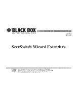 Предварительный просмотр 1 страницы Black Box ServSwitch ACU5122A User Manual