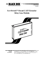 Black Box ServSwitch ACUDLY User Manual предпросмотр