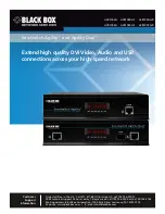 Предварительный просмотр 1 страницы Black Box ServSwitch Agility ACR1000A User Manual