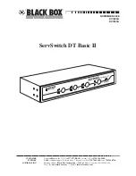 Предварительный просмотр 2 страницы Black Box ServSwitch DT Basic II KV7022A Manual