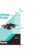 Black Box ServSwitch Duo KV6EXT-R2 User Manual предпросмотр