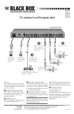 Black Box ServSwitch Octet KV1701 Instructions preview