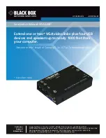 Black Box ServSwitch Wizard ACU5050A-R2 User Manual предпросмотр