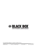 Black Box ServTray KVT415A Manual preview