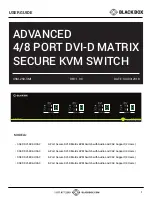 Предварительный просмотр 1 страницы Black Box SS4P-DVI-4X2-UCAC User Manual