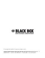 Предварительный просмотр 1 страницы Black Box SW056A Quick Start Manual