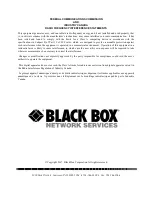 Preview for 4 page of Black Box SW1005A Quick Start Manual