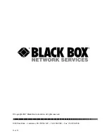 Preview for 24 page of Black Box SW1021A Manual