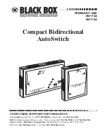 Black Box SW175A Owner'S Manual предпросмотр