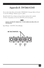 Предварительный просмотр 62 страницы Black Box SW545A Manual