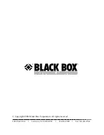 Preview for 1 page of Black Box SWI069A Manual