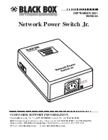 Preview for 1 page of Black Box SWI080A User Manual