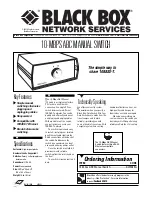 Black Box SWL065A Specifications preview