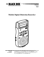 Black Box TE130A User Manual предпросмотр