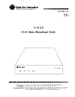 Black Box TL576A Manual preview