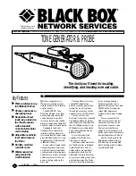 Preview for 1 page of Black Box TS141A-R2 Specifications