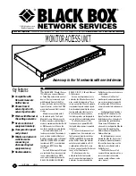 Preview for 1 page of Black Box TS760A Specifications