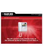 Preview for 1 page of Black Box Video Sentry Color Tilt Phone System Brochure