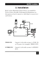 Предварительный просмотр 10 страницы Black Box Video to VGA Converter Quick Start Manual