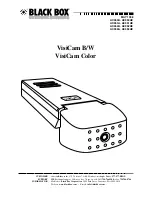 Black Box VisiCam B/W User Manual предпросмотр