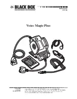 Black Box Voice Magic Plus User Manual предпросмотр