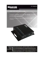 Preview for 1 page of Black Box VSC-HDMI-SDI User Manual