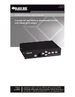 Black Box VSC-VGA-TV User Manual preview