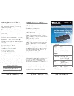 Black Box VSP-HDMI1X2-4K User Manual preview