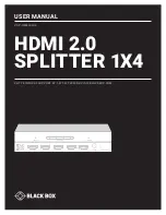 Black Box VSP-HDMI2-1X2 User Manual preview
