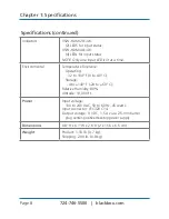 Preview for 8 page of Black Box VSW-HDMI2X1-4K User Manual