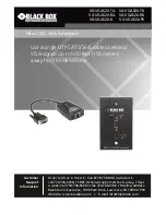 Black Box VX-VGA520-K Manual предпросмотр