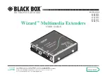 Предварительный просмотр 1 страницы Black Box Wizard AVU5001A User Manual