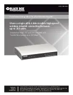 Black Box WRT-300BGN-R2 User Manual предпросмотр