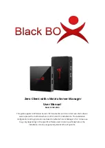 Black Box Zero Client S100 User Manual предпросмотр