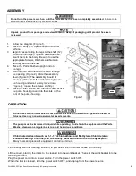 Preview for 8 page of Black Bull PWASH20 Assembly & Operating Instructions