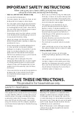 Preview for 3 page of BLACK DECKER D3500C Use And Care Manual