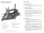 Preview for 3 page of BLACK DECKER IR2250 Use And Care Manual