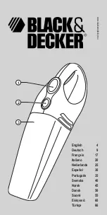 BLACK DECKER V1250 H1 Manual preview