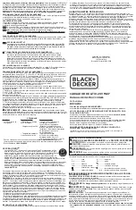 Preview for 3 page of Black+Decker BDCA202 Instruction Manual