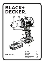 Black+Decker BDCHD12 Manual preview