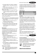 Предварительный просмотр 37 страницы Black+Decker BDCOM400 Original Instructions Manual