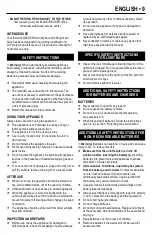 Preview for 9 page of Black+Decker BDL28-LA Instruction Manual