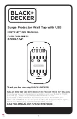 Black+Decker BDXPA0041 Instruction Manual preview