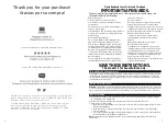 Preview for 2 page of Black+Decker BL2013GG Use And Care Manual