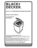 Black+Decker BPWM09W Instruction Manual preview