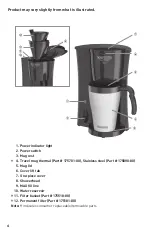 Preview for 4 page of Black+Decker BREW 'N GO DCM18 Use And Care Manual