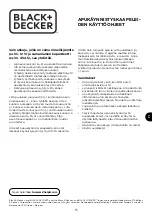 Preview for 13 page of Black+Decker BXAE00011 Operating Instructions Manual