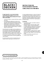 Preview for 20 page of Black+Decker BXAE00011 Operating Instructions Manual